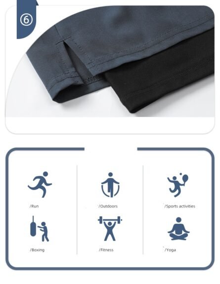 Men’s Dual-Layer Performance Shorts - Image 5