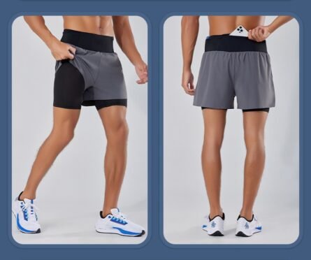 Men’s Dual-Layer Performance Shorts, basic length - Image 5